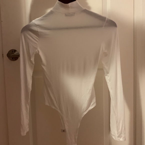 White Turtleneck Bodysuit - Picture 2 of 2